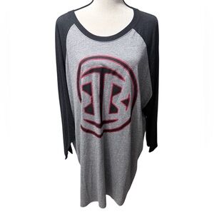 Next Level Apparel Buddha Box Piercing Tattoo Jewelry Baseball Tee Size 3XL